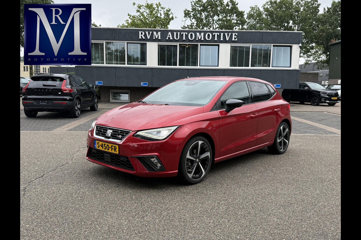 Seat Ibiza 1.0 EcoTSI FR 18 INCH| PARKEERSENSOREN| RIJKLAAR GELEVERD INCL. 12 MND BOVAG GARANTIE|  ORIGINEEL NEDERLANDS GELEVERD NAP| FULL LED| CARPLAY