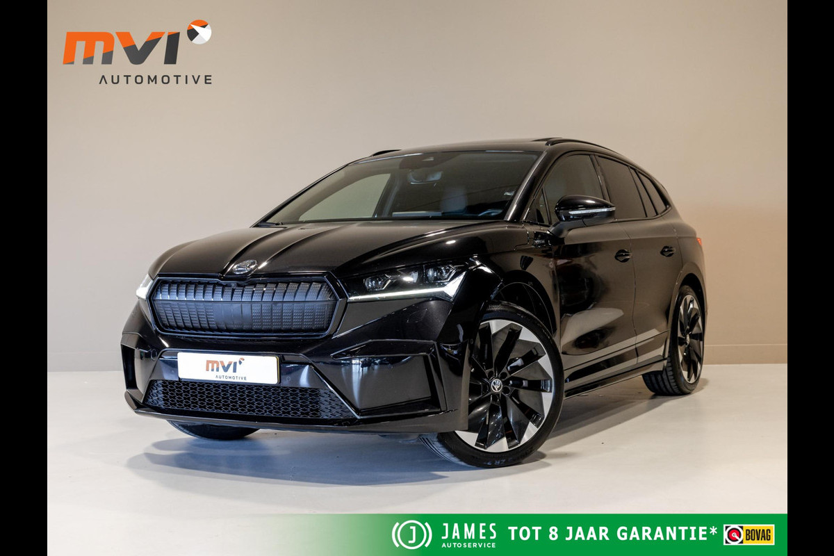 Škoda ENYAQ iV 80 Sportline SOH 93% 204pk / Panoramadak / Achteruitrijcamera / Stoelverwarming /