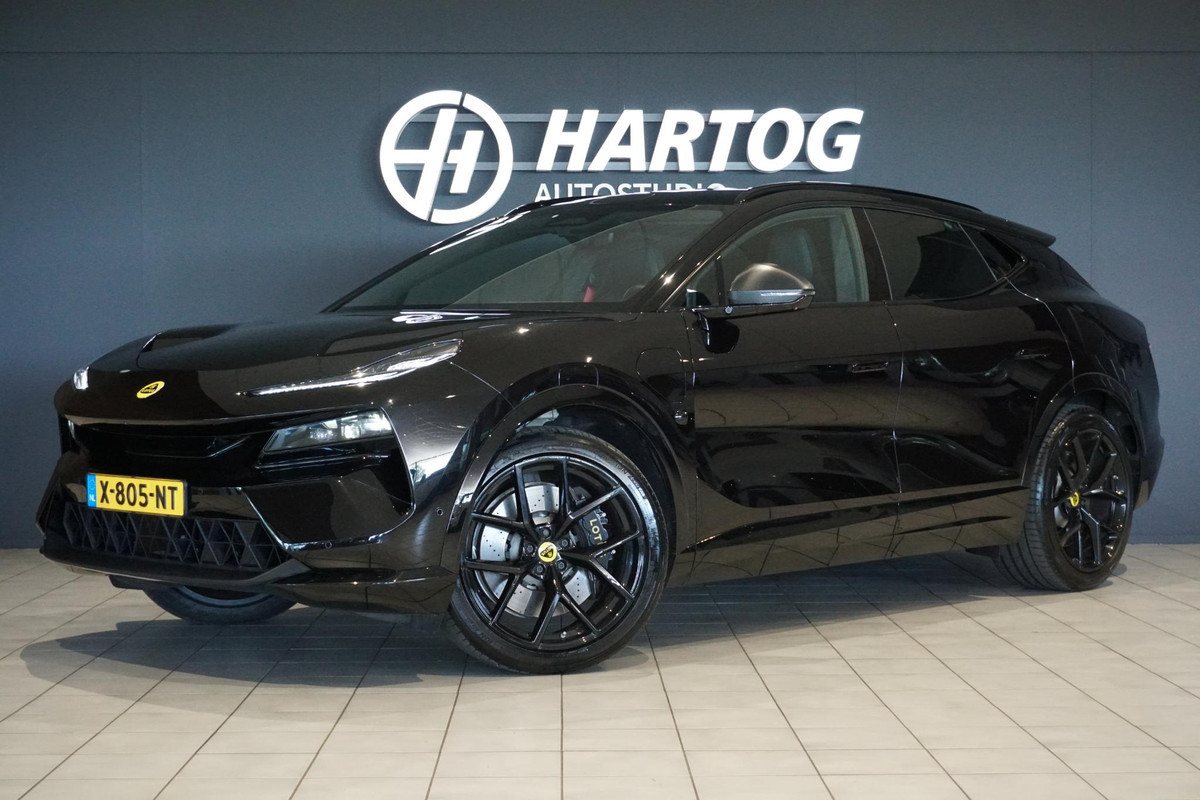 Lotus Eletre EDS 450 4WD 112 kWh 612PK + TREKHAAK / 22 INCH / LUCHTVERING / HEAD-UP / 360 CAMERA