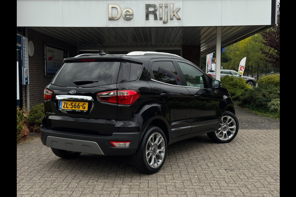 Ford EcoSport 1.0 EcoBoost Titanium | Navi, Carplay/Android, Camera, Stoel+Stuurverw., Sfeerverl., Keyless | Dealeroh. | 1e Eig. |