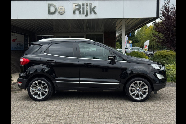 Ford EcoSport 1.0 EcoBoost Titanium | Navi, Carplay/Android, Camera, Stoel+Stuurverw., Sfeerverl., Keyless | Dealeroh. | 1e Eig. |