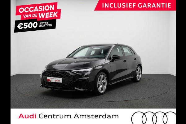 Audi A3 Sportback 30 TFSI S edition 110PK | S-line in & exterieur | Trekhaak | Stoelverwarming |