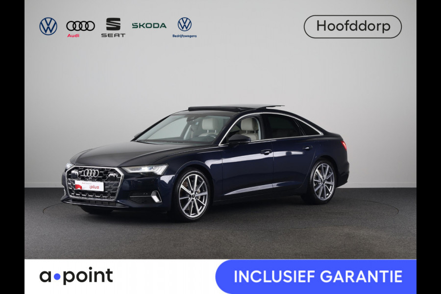Audi A6 Limousine 50 TFSI e quattro Advanced edition 299pk | Private lease vanaf €908 | Panoramadak | Head Up display | B&O Audio  | Elektrisch verstelbare voorstoelen met geheugen