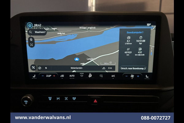 Ford Transit Custom 2.0 TDCI 136pk L2H1 Euro6 Airco | Camera | Navigatie | LED | Apple Carplay | Adaptieve Cruisecontrol Android Auto, Stoelverwarming, Verwarmde voorruit, Parkeersensoren, Bijrijdersbank