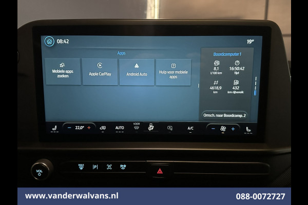 Ford Transit Custom 2.0 TDCI 136pk L2H1 Euro6 Airco | Camera | Navigatie | LED | Apple Carplay | Adaptieve Cruisecontrol Android Auto, Stoelverwarming, Verwarmde voorruit, Parkeersensoren, Bijrijdersbank