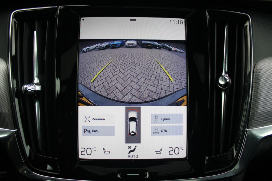 Volvo V90 2.0 T4 210PK R-DESIGN POLESTAR ENGINEERD | LUXURY LINE - PANORAMISCH SCHUIF/KANTEL DAK/HEAD-UP DISPLAY/PARK ASSIST CAMERA ACHTER/MET LEER BEKLEED DASHBOARD | PREMIUM AUDIO BY HARMAN KARDON PREMIUM AUDIO | R-DESIGN GEPERFOREERD NAPPA LEDEREN BEKLEDING MET CONTOURSTOELEN (SPORTSTOELEN) MET VERSTELBARE ZITVERLENGING | POWERSEATS -ELEKTRISCH VERSTELBARE VOORSTOELEN MET GEHEUGEN FUNCTIE OP BEIDE STOELEN | SCANDINAVIAN LINE - PARKEERVERWARMING MET TIMER (STANDKACHEL) / STOEL & STUUR VERWARMING / ACHTERBANK VERWARMING | ADAPTIVE CRUISECONTROL MET PILOT ASSIST | FULL LED KOPLA