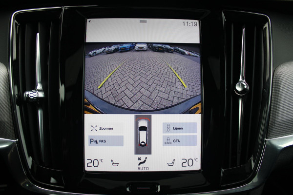 Volvo V90 2.0 T4 210PK R-DESIGN POLESTAR ENGINEERD | LUXURY LINE - PANORAMISCH SCHUIF/KANTEL DAK/HEAD-UP DISPLAY/PARK ASSIST CAMERA ACHTER/MET LEER BEKLEED DASHBOARD | PREMIUM AUDIO BY HARMAN KARDON PREMIUM AUDIO | R-DESIGN GEPERFOREERD NAPPA LEDEREN BEKLEDING MET CONTOURSTOELEN (SPORTSTOELEN) MET VERSTELBARE ZITVERLENGING | POWERSEATS -ELEKTRISCH VERSTELBARE VOORSTOELEN MET GEHEUGEN FUNCTIE OP BEIDE STOELEN | SCANDINAVIAN LINE - PARKEERVERWARMING MET TIMER (STANDKACHEL) / STOEL & STUUR VERWARMING / ACHTERBANK VERWARMING | ADAPTIVE CRUISECONTROL MET PILOT ASSIST | FULL LED KOPLA