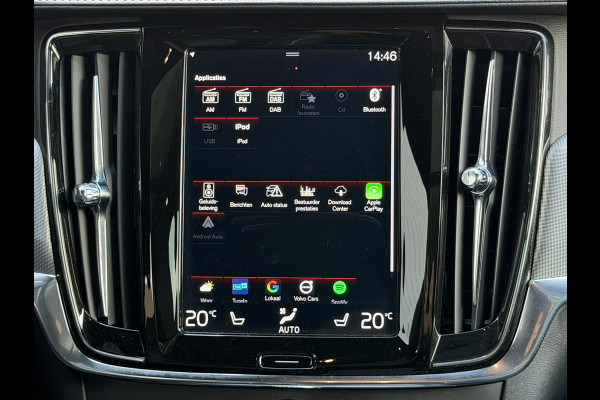 Volvo V90 2.0 T4 210PK R-DESIGN POLESTAR ENGINEERD | LUXURY LINE - PANORAMISCH SCHUIF/KANTEL DAK/HEAD-UP DISPLAY/PARK ASSIST CAMERA ACHTER/MET LEER BEKLEED DASHBOARD | PREMIUM AUDIO BY HARMAN KARDON PREMIUM AUDIO | R-DESIGN GEPERFOREERD NAPPA LEDEREN BEKLEDING MET CONTOURSTOELEN (SPORTSTOELEN) MET VERSTELBARE ZITVERLENGING | POWERSEATS -ELEKTRISCH VERSTELBARE VOORSTOELEN MET GEHEUGEN FUNCTIE OP BEIDE STOELEN | SCANDINAVIAN LINE - PARKEERVERWARMING MET TIMER (STANDKACHEL) / STOEL & STUUR VERWARMING / ACHTERBANK VERWARMING | ADAPTIVE CRUISECONTROL MET PILOT ASSIST | FULL LED KOPLA