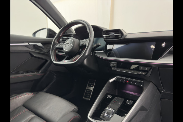 Audi A3 Limousine 30 TFSI S edition S-Line (INCL.BTW) Aut. *LEATHER | MATRIX-LED | HEATED-SPORTSEATS | ADAPTIVE-CRUISE | CAMERA | DIGI-COCKPIT | NAVI-FULLMAP | PRIVACY-GLASS | AMBIENT-LIGHT | SHIFT-PADDLES | ECC | PDC | 18''ALU*