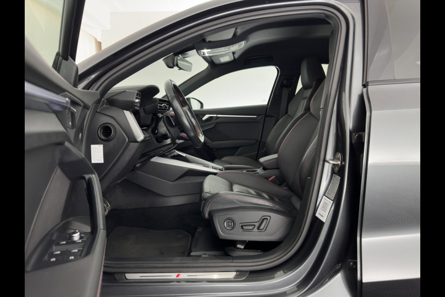 Audi A3 Limousine 30 TFSI S edition S-Line (INCL.BTW) Aut. *LEATHER | MATRIX-LED | HEATED-SPORTSEATS | ADAPTIVE-CRUISE | CAMERA | DIGI-COCKPIT | NAVI-FULLMAP | PRIVACY-GLASS | AMBIENT-LIGHT | SHIFT-PADDLES | ECC | PDC | 18''ALU*