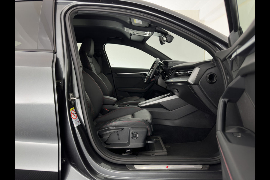 Audi A3 Limousine 30 TFSI S edition S-Line (INCL.BTW) Aut. *LEATHER | MATRIX-LED | HEATED-SPORTSEATS | ADAPTIVE-CRUISE | CAMERA | DIGI-COCKPIT | NAVI-FULLMAP | PRIVACY-GLASS | AMBIENT-LIGHT | SHIFT-PADDLES | ECC | PDC | 18''ALU*