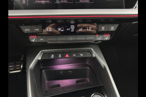 Audi A3 Limousine 30 TFSI S edition S-Line (INCL.BTW) Aut. *LEATHER | MATRIX-LED | HEATED-SPORTSEATS | ADAPTIVE-CRUISE | CAMERA | DIGI-COCKPIT | NAVI-FULLMAP | PRIVACY-GLASS | AMBIENT-LIGHT | SHIFT-PADDLES | ECC | PDC | 18''ALU*