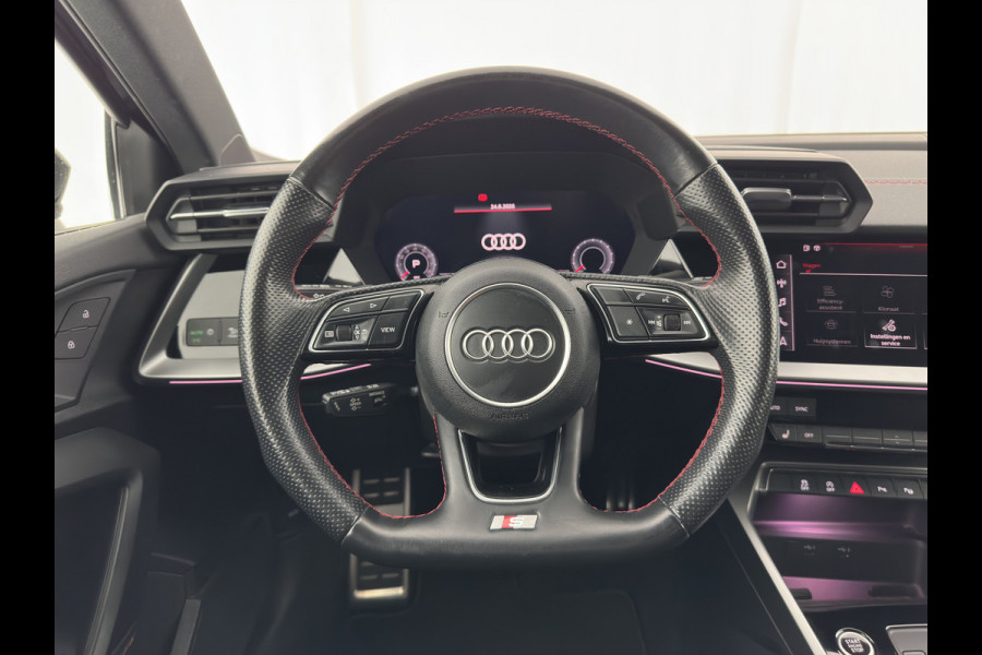 Audi A3 Limousine 30 TFSI S edition S-Line (INCL.BTW) Aut. *LEATHER | MATRIX-LED | HEATED-SPORTSEATS | ADAPTIVE-CRUISE | CAMERA | DIGI-COCKPIT | NAVI-FULLMAP | PRIVACY-GLASS | AMBIENT-LIGHT | SHIFT-PADDLES | ECC | PDC | 18''ALU*