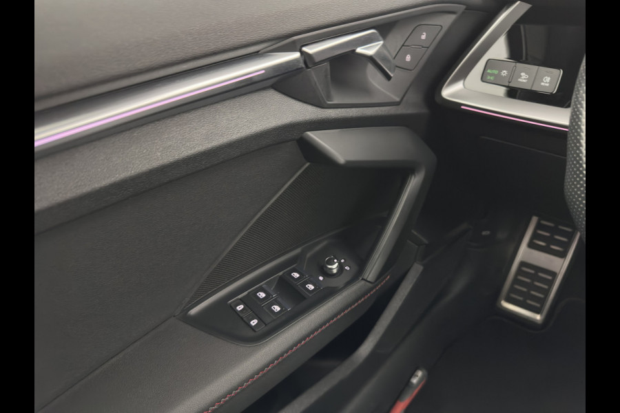 Audi A3 Limousine 30 TFSI S edition S-Line (INCL.BTW) Aut. *LEATHER | MATRIX-LED | HEATED-SPORTSEATS | ADAPTIVE-CRUISE | CAMERA | DIGI-COCKPIT | NAVI-FULLMAP | PRIVACY-GLASS | AMBIENT-LIGHT | SHIFT-PADDLES | ECC | PDC | 18''ALU*