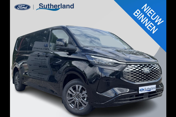 Ford E-Transit Custom 340 L2H1 Limited 71 kWh | SCI | 218pk | Laadvloer bescherming | 12-weg verstel- en verwarmbare AGR bestuurders- en passagiersstoel Laadvloer bescherming,12-weg verstel- en verwarmbare AGR bestuurders- en passagiersstoel | Trekhaakvoorbereiding | 17 inch lichtmetalen velgen (Carbonised Grey) | Driver Assistent Pack Ultimate | AGM accu | BEV 3-fase oplaadkabel (mode 3, 32A, 10m)