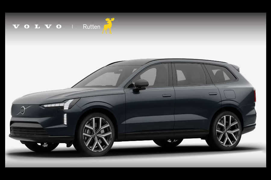 Volvo EX90 456PK Automaat Twin Motor 456PK Ultra 7p. 111 kWh / Panoramadak / Luchtvering / Head-up display / Stoelverwarming en stuurwielverwarming / Massagestoelen / Memory seats / Adaptive cruise control / 360 Camera / elektrische achterklep