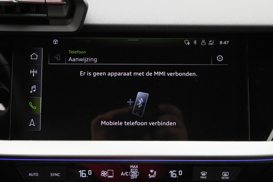 Audi A3 Limousine 35 TFSI Business edition Leer, Matrix LED, Camera, Apple Carplay, Virtual Cockpit, PDC
