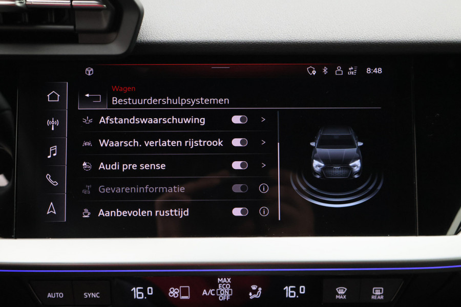 Audi A3 Limousine 35 TFSI Business edition Leer, Matrix LED, Camera, Apple Carplay, Virtual Cockpit, PDC