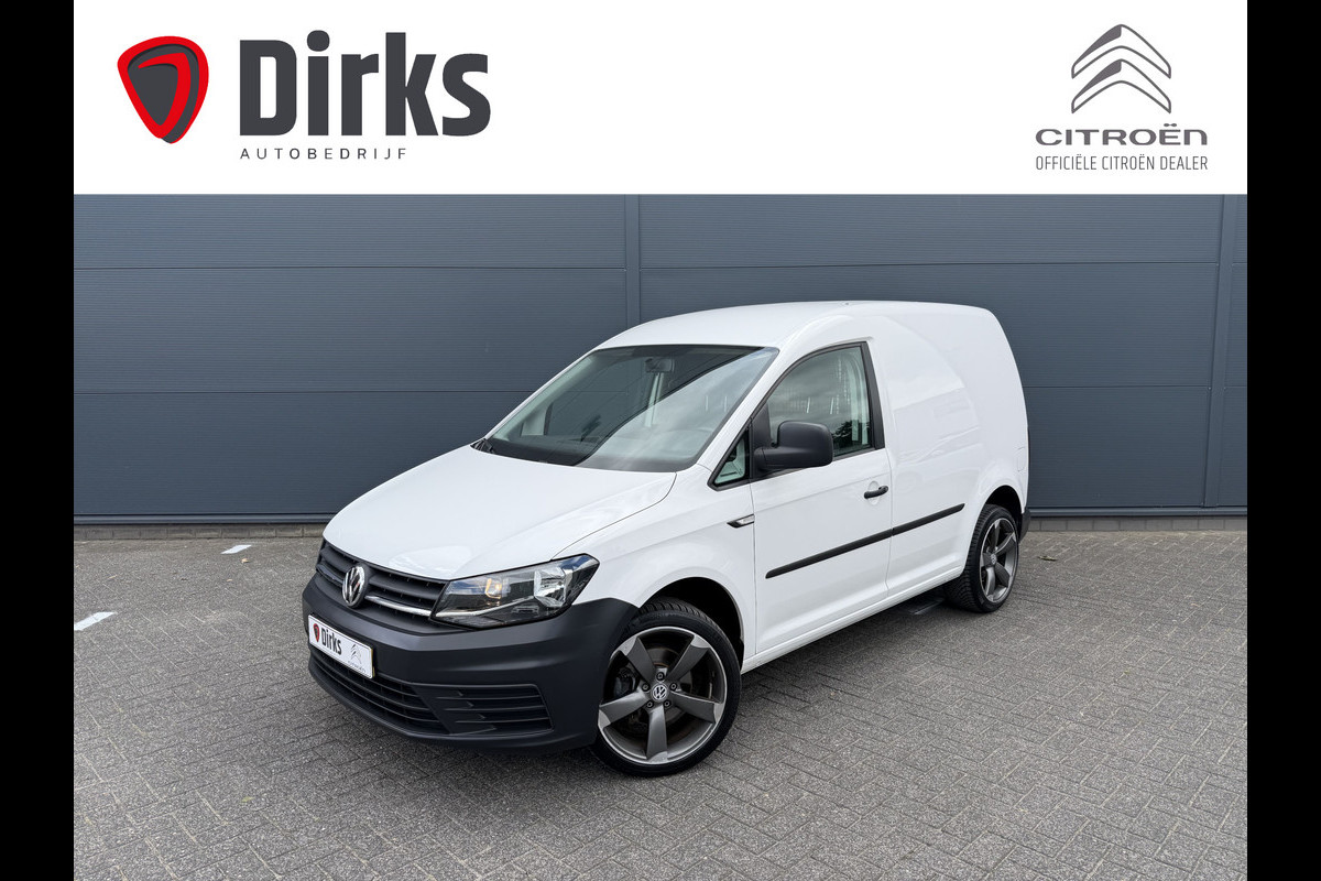 Volkswagen Caddy 2.0 TDI L1H1 Business (Trekhaak - Lichtmetalen velgen - Airco - Zijschuifdeur - Houten vloer - Lat om Lat - Ramen in achterdeur
