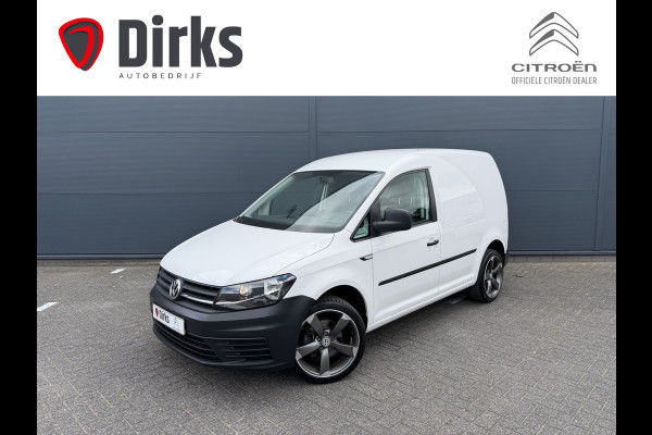 Volkswagen Caddy 2.0 TDI L1H1 Business (Trekhaak - Lichtmetalen velgen - Airco - Zijschuifdeur - Houten vloer - Lat om Lat - Ramen in achterdeur