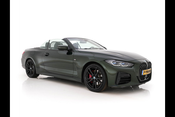 BMW 4 Serie Cabrio M440i xDrive High Executive (INCL-BTW) *LEATHER | LASER-LED | MEMORY-PACK | DIGI-COCKPIT | KEYLESS | HIFI-SOUND | SHIFTPADDLES | CAMERA | DAB | NAVI-FULLMAP | AMBIENTLIGHT | HEAD-UP | TOWBAR | 19''ALU*