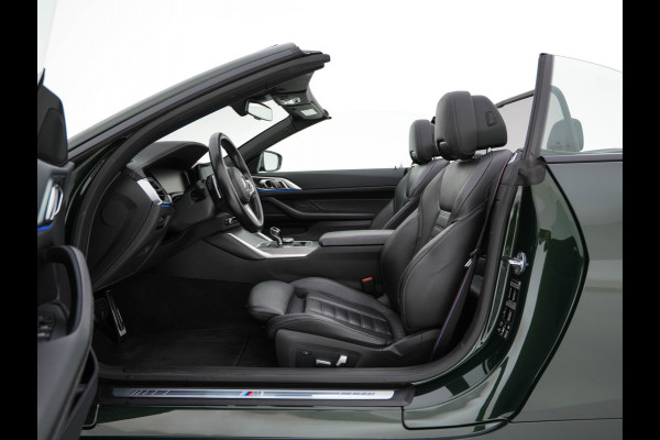 BMW 4 Serie Cabrio M440i xDrive High Executive (INCL-BTW) *LEATHER | LASER-LED | MEMORY-PACK | DIGI-COCKPIT | KEYLESS | HIFI-SOUND | SHIFTPADDLES | CAMERA | DAB | NAVI-FULLMAP | AMBIENTLIGHT | HEAD-UP | TOWBAR | 19''ALU*
