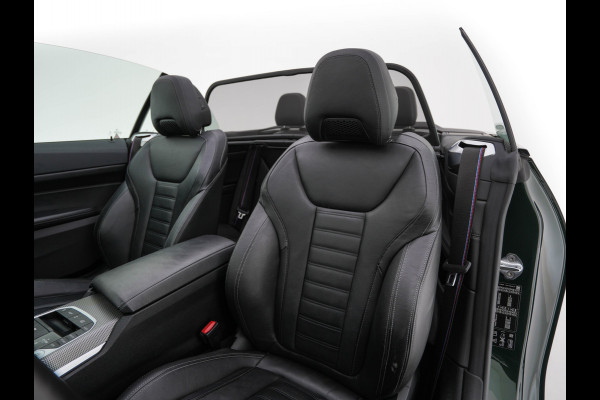 BMW 4 Serie Cabrio M440i xDrive High Executive (INCL-BTW) *LEATHER | LASER-LED | MEMORY-PACK | DIGI-COCKPIT | KEYLESS | HIFI-SOUND | SHIFTPADDLES | CAMERA | DAB | NAVI-FULLMAP | AMBIENTLIGHT | HEAD-UP | TOWBAR | 19''ALU*