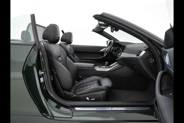 BMW 4 Serie Cabrio M440i xDrive High Executive (INCL-BTW) *LEATHER | LASER-LED | MEMORY-PACK | DIGI-COCKPIT | KEYLESS | HIFI-SOUND | SHIFTPADDLES | CAMERA | DAB | NAVI-FULLMAP | AMBIENTLIGHT | HEAD-UP | TOWBAR | 19''ALU*