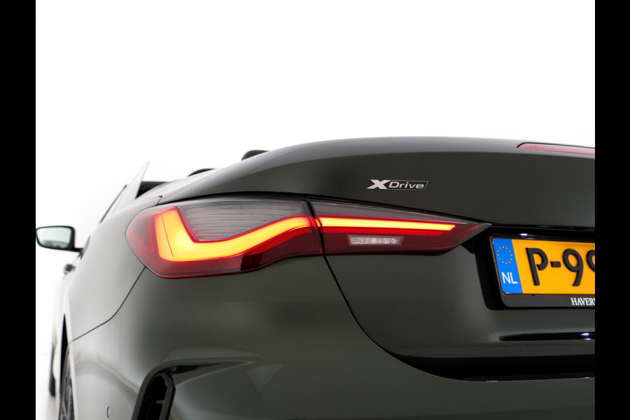 BMW 4 Serie Cabrio M440i xDrive High Executive (INCL-BTW) *LEATHER | LASER-LED | MEMORY-PACK | DIGI-COCKPIT | KEYLESS | HIFI-SOUND | SHIFTPADDLES | CAMERA | DAB | NAVI-FULLMAP | AMBIENTLIGHT | HEAD-UP | TOWBAR | 19''ALU*