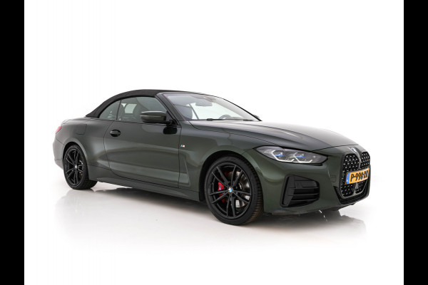 BMW 4 Serie Cabrio M440i xDrive High Executive (INCL-BTW) *LEATHER | LASER-LED | MEMORY-PACK | DIGI-COCKPIT | KEYLESS | HIFI-SOUND | SHIFTPADDLES | CAMERA | DAB | NAVI-FULLMAP | AMBIENTLIGHT | HEAD-UP | TOWBAR | 19''ALU*