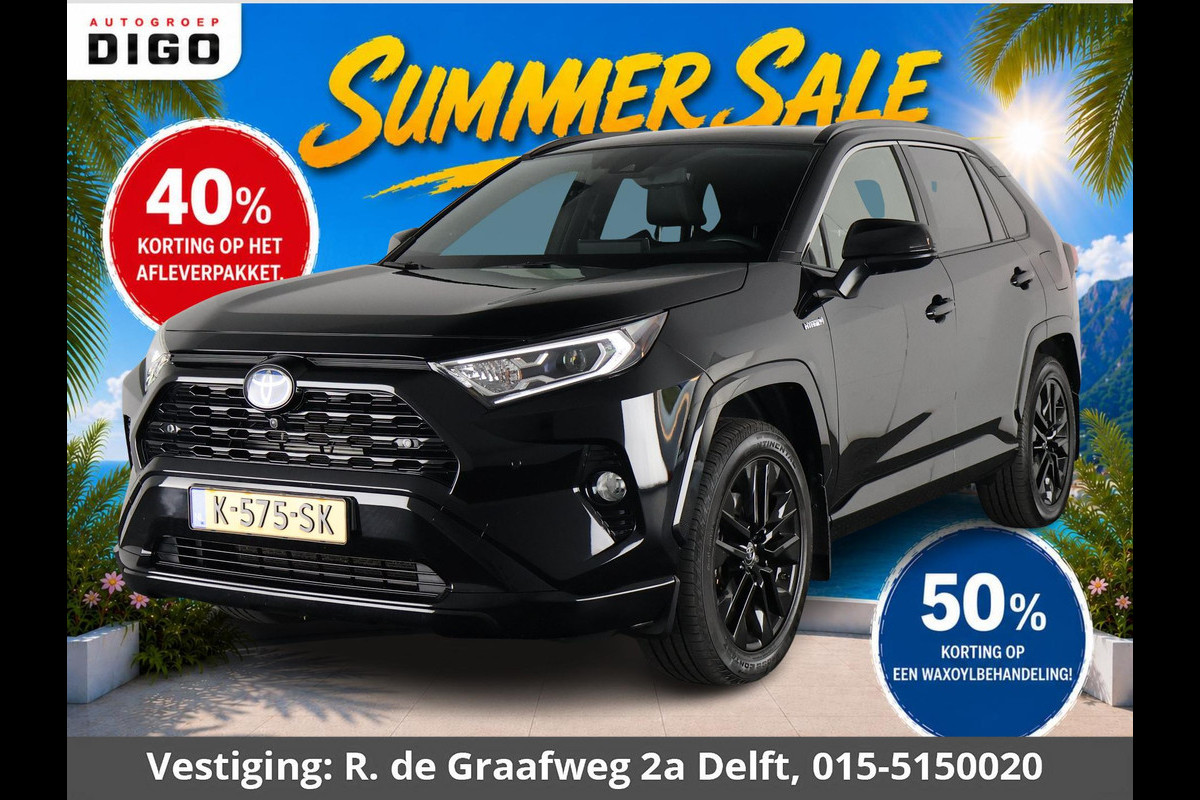 Toyota RAV4 2.5 Hybrid AWD Black Edition | 1.650 kg trekgewicht | 360° Camera | Navigatie |