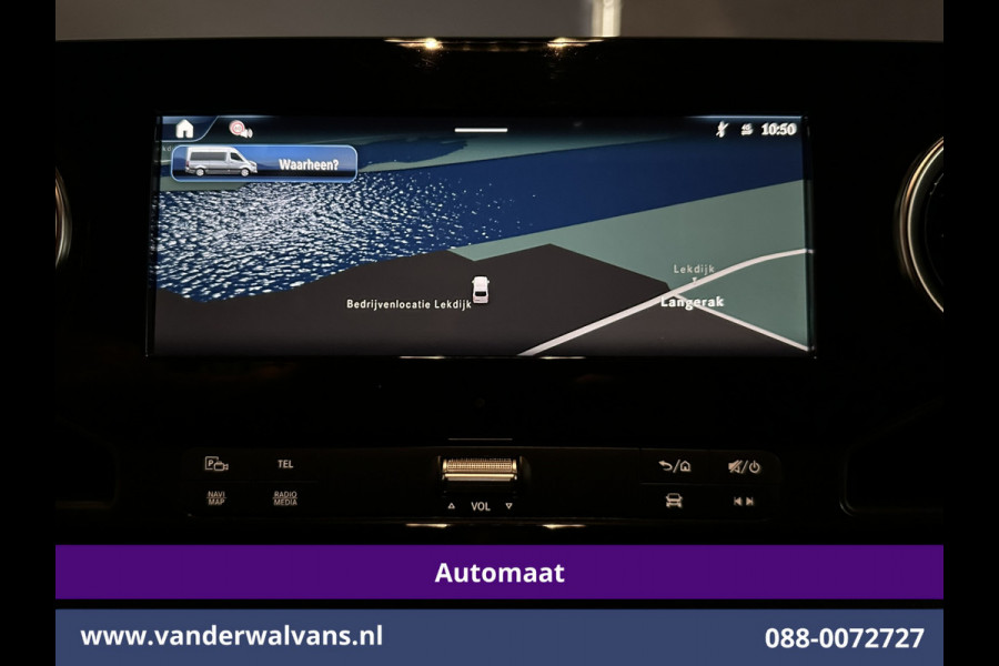 Mercedes-Benz Sprinter 317 CDI 170pk 9G-Tronic Automaat L2H2 2025 Model Euro6 Airco | XL MBUX | Camera | Navigatie | LED | Adaptieve Cruisecontrol Chauffeursstoel, Stoelverwarming, Parkeersensoren, Bijrijdersbank