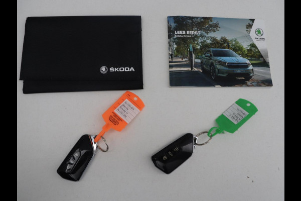 Škoda Enyaq iV 60 | SOH 93,0% | Half leder | Cruise control | Carplay | Climate control | Lane assist | Park assist | Trekhaak | Sfeerverlichting | Navigatie | Bluetooth