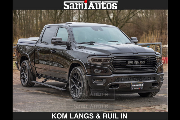 Dodge Ram BLACK OPS LONGHORN BRUIN LEDER 5,7L V8 HEMI | VIRTUAL | HEAD UP | PANODAK | LUCHTVERING | BOM VOL | DC | 402 PK | CREW CAB | DUBBELE CABINE | 4X4 | 5 PERSOONS | GRIJSKENTEKEN | LIMITED