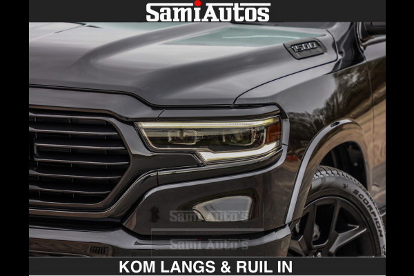 Dodge Ram BLACK OPS LONGHORN BRUIN LEDER 5,7L V8 HEMI | VIRTUAL | HEAD UP | PANODAK | LUCHTVERING | BOM VOL | DC | 402 PK | CREW CAB | DUBBELE CABINE | 4X4 | 5 PERSOONS | GRIJSKENTEKEN | LIMITED