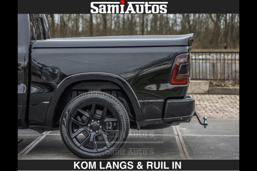 Dodge Ram BLACK OPS LONGHORN BRUIN LEDER 5,7L V8 HEMI | VIRTUAL | HEAD UP | PANODAK | LUCHTVERING | BOM VOL | DC | 402 PK | CREW CAB | DUBBELE CABINE | 4X4 | 5 PERSOONS | GRIJSKENTEKEN | LIMITED