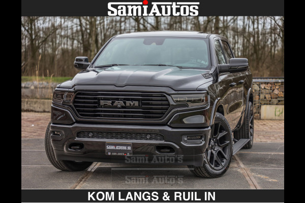 Dodge Ram BLACK OPS LONGHORN BRUIN LEDER 5,7L V8 HEMI | VIRTUAL | HEAD UP | PANODAK | LUCHTVERING | BOM VOL | DC | 402 PK | CREW CAB | DUBBELE CABINE | 4X4 | 5 PERSOONS | GRIJSKENTEKEN | LIMITED