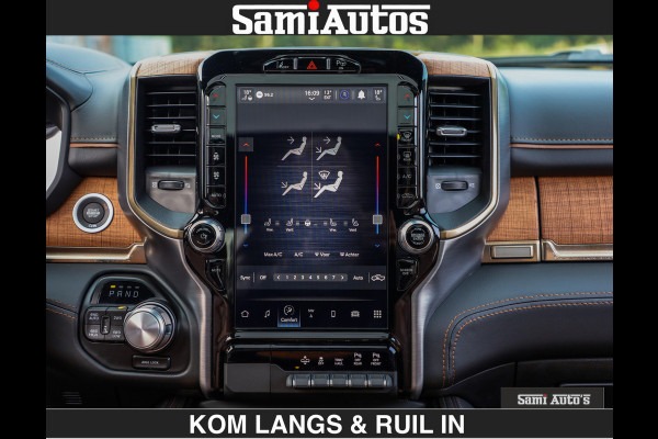 Dodge Ram BLACK OPS LONGHORN BRUIN LEDER 5,7L V8 HEMI | VIRTUAL | HEAD UP | PANODAK | LUCHTVERING | BOM VOL | DC | 402 PK | CREW CAB | DUBBELE CABINE | 4X4 | 5 PERSOONS | GRIJSKENTEKEN | LIMITED