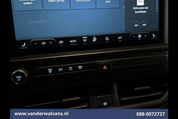 Ford Transit Custom 2.0 TDCI 136pk L1H1 Euro6 Airco | Navigatie | LED | Apple Carplay | Adaptieve Cruisecontrol | Leder Stuur Android Auto, Verwarmde voorruit, Stoelverwarming, Parkeersensoren, Bijrijdersbank, 2590kg trekvermogen