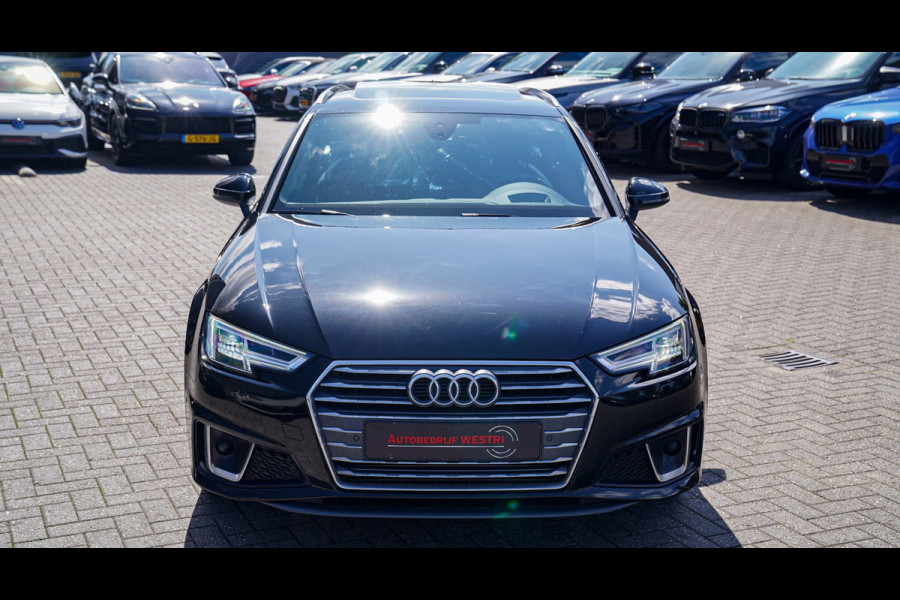 Audi A4 Avant 45 TFSI Sport S line black edition | Panorama | Dealer onderhouden | HuD | Camera | Stoelverwarming | LED