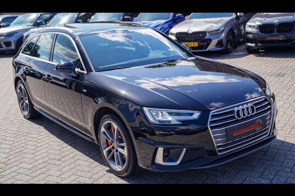 Audi A4 Avant 45 TFSI Sport S line black edition | Panorama | Dealer onderhouden | HuD | Camera | Stoelverwarming | LED