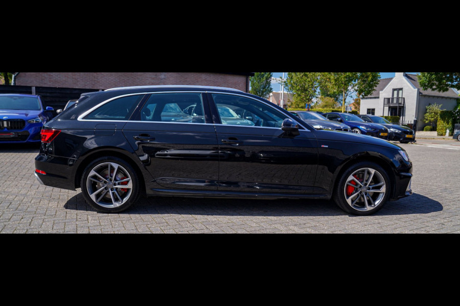 Audi A4 Avant 45 TFSI Sport S line black edition | Panorama | Dealer onderhouden | HuD | Camera | Stoelverwarming | LED