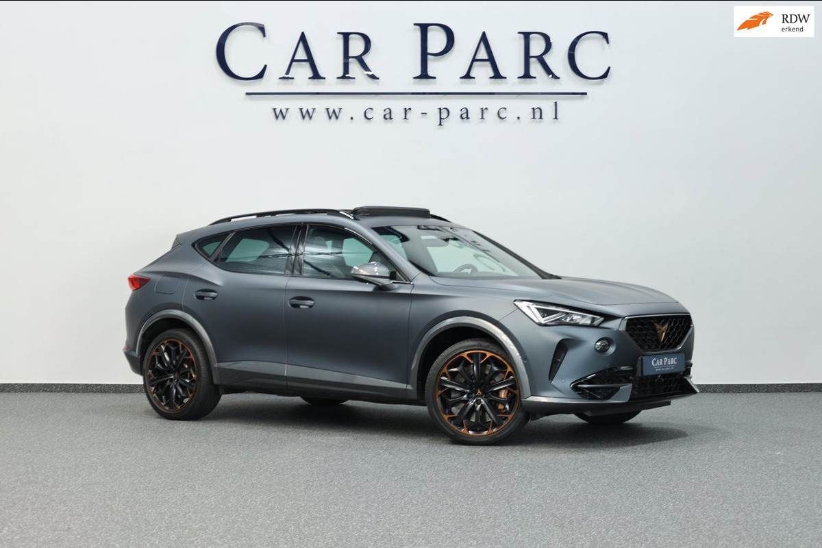 CUPRA Formentor 2.0 TSI 4DRIVE 310+PK MATT/LED/VIRTUAL/SFEER/PANO/STUUR+S.VERWARMING+MEMORY/19"/KEYLESS/CAM/ACC/12 MDN GARANTIE!