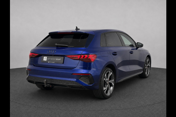 Audi A3 Sportback 45 TFSI e S-line | Matrix | Camera | Carplay | Dodehoek | Elektr. achterklep | Virtual | Black Optic