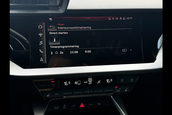 Audi A3 Sportback 45 TFSI e S-line | Matrix | Camera | Carplay | Dodehoek | Elektr. achterklep | Virtual | Black Optic