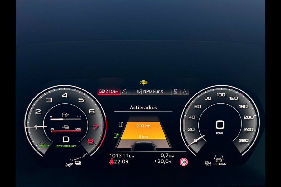 Audi A3 Sportback 45 TFSI e S-line | Matrix | Camera | Carplay | Dodehoek | Elektr. achterklep | Virtual | Black Optic