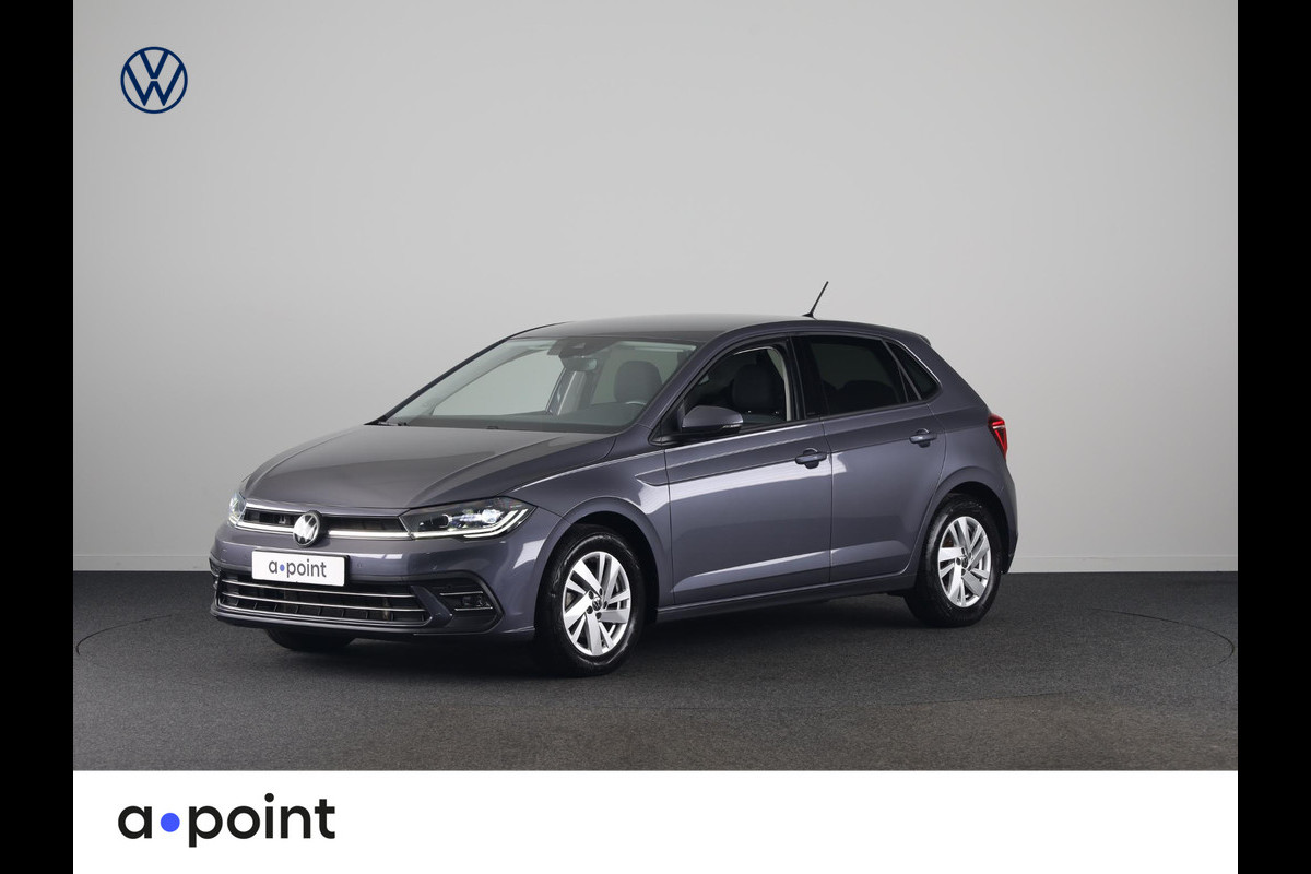 Volkswagen Polo 1.0 TSI Style 110 pk Automaat (DSG) | Navigatie via App | Parkeersensoren | Autom. airco | Matrix LED koplampen | Stoelverwarming | Digital Cockpit Pro |