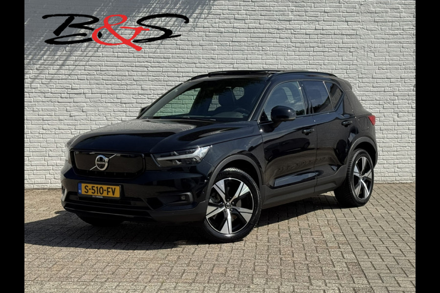 Volvo XC40 Recharge Pro Adaptive Cruise All-Season Banden Panoramadak AppleCarplay Elec. inklapbare trekhaak Leder/Alcantara Wifi