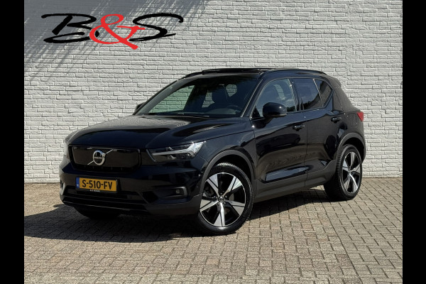 Volvo XC40 Recharge Pro Adaptive Cruise All-Season Banden Panoramadak AppleCarplay Elec. inklapbare trekhaak Leder/Alcantara Wifi