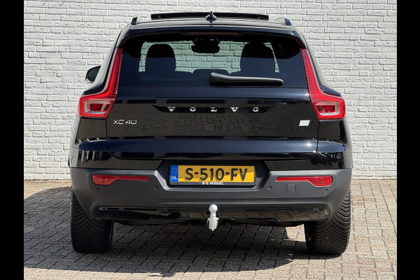 Volvo XC40 Recharge Pro Adaptive Cruise All-Season Banden Panoramadak AppleCarplay Elec. inklapbare trekhaak Leder/Alcantara Wifi